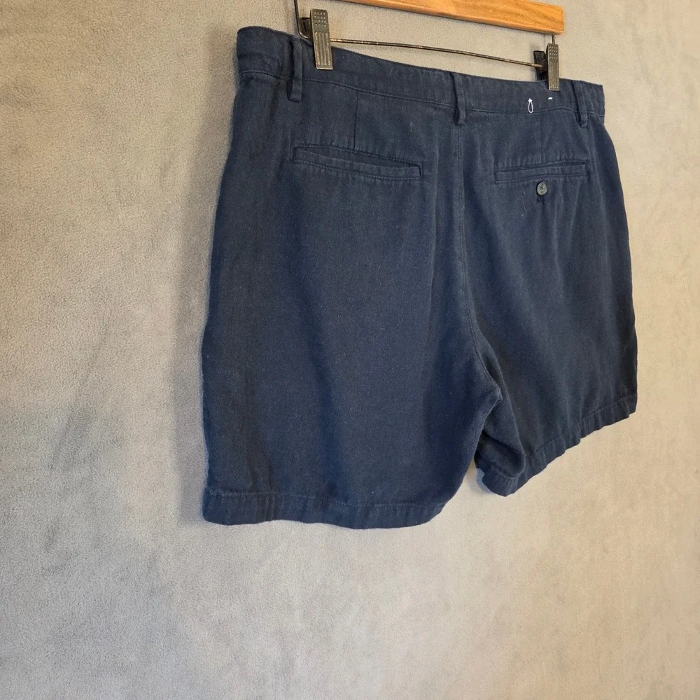 Banana Republic Linen Blend Shorts Men's 36 Casual Preppy Coastal Lightweight